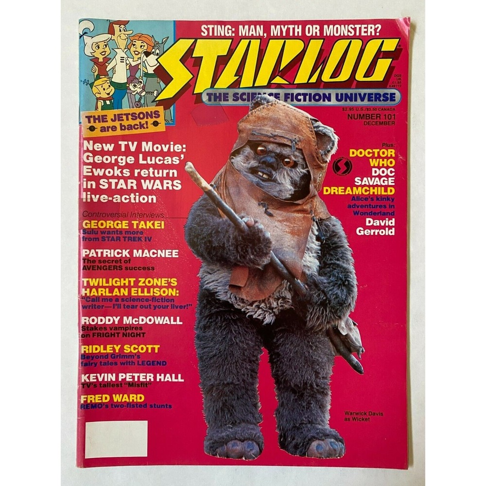 STARLOG #101 - 1985 November Featuring Star Wars On Cover VINTAGE
